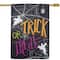 28" x 40" Spider Webs & Ghosts Trick or Treat Outdoor Garden Flag